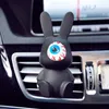 Dekorationer VENTS PARFUM CLIP AIR FRESHENER Rabbit Auto Interior Fragrance Smak Söt Toon Dolls Car Ornament Accessories Gifts 0209