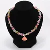 Choker KBJW Original Trendy Fancy Pendant Necklace Colorful Real Stone Beaded 2023 Daily Casual Fashion Jewelry For Women