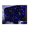 LED -effekter Starry Sky Sn Wedding Effect Celebration Tyg Stage Live Broadcast Bakgrundslampa Drop Delivery Lights Lighting Dhyn7