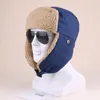 Berets Winter Ushanka Russian Hat Men Women 2023 Unisex Warm Bomber Hats Fleece Earflap Wool Trapper Thicken Windproof Snow Ski Cap