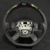 LED Flash Display Carbon Fiber Racing Car Steering Wheels Kit voor Range Rover auto -onderdelen