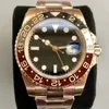 Mens Watches GMT II-126710 Batman 40mm Ceramic Bezel Luxury Men Mechanical Automatic Movement Wristwatches With Original Box Paper 202365
