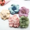 Dekorativa blommor 10st konstgjorda 10 cm Silk Rose Head For Wedding Party Home Garden Decorations Diy Craft Wreath Christmas Flower