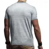 Herr t shirts 2023 sommar män skjorta kort ärm streetwear t-shirts casual fasta smala toppar hip hop tee kemise homme