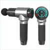 PISTOLET PERCUSSION LCD Electric Pistola Massage Fascia Gun Neck Back Foot Ben Shoulder Body Deep Muscle Massager 0209