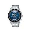 Reloj para hombre Cronógrafo Movimiento de cuarzo Relojes Dial azul Relojes de pulsera casuales de negocios Orologi di lusso Reloj masculino Reloj deportivo WATC202O