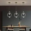 Lampy wiszące nowoczesne proste światła LED Nodic jadalnia restauracja mieszkalna korytarz korytarza Cloakria