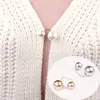 Broches broches alliage broche Double Imitation perles broche femmes pull Cardigan costume décor TY66 Roya22