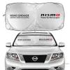 Автомобильные Sunshades Cover для Nissan nismo Qashqai J11 Juke Micra x Trail Leaf Sentra Patrol Y61Note Tiida Rogue Picns Accessore