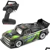 Carros el￩tricos/RC RC Toys de alta velocidade 30 kmh de deriva no solo com luz LED 400mAh Bateria 24GHz 4WD Controle remoto Racing DRO DHTD2