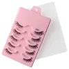 False Eyelashes 5 Pairs Half Eye Lashes 3D Faux Mink Natural Long Fluffy Eyelash Makeup Cils Wholesale