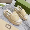 2023 New Slippers Sandal Sliders Thick Bottom Non-slip Platform Sandals Soft Bottom Fashion House Slipper Women Wear Beach Flip-flops With Box NO298C