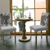 Copertina di sedia Elefante animale mandala zebra texture copertura da pranzo spandex sletget sedia per ufficio casa decorazione set di custodia