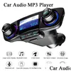 Bluetooth 자동차 키트 FM 송신기 무선 핸즈 AUX MODATO MP3 PLAYER TF DUAL USB 2.1A 전원 켜짐 디스플레이 O 드롭 배송 모바일 DHGM2