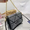 Diamantkette Umhängetasche Damen Designer Handtasche Geldbörse Leuchtende Kristall Umhängetasche Leder Schultergurt Innentasche mit Reißverschluss