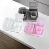 Storage Boxes Portable Makeup Box Countertop Nail Art Display Stand Cosmetics Organizer For Living Room Kitchen Dresser Bedroom Office
