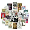 50pcs tarot kartı tahmin çıkartmaları kehanet analizi grafiti çocuk oyuncak kaykay araba motosiklet bisiklet çıkartma çıkartmaları toptan