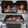 Back To The Future Marty McFly and Emmett Brown Car Sun Shade Windshield Car Accessories Custom Movie Sunshade Sun Protection