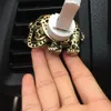 Interior Decorations Car Perfume Clip Elephant Diamond Fragrance Air Outlet Freshener Adornment Auto Vent Decoration Accessories Trim Diffuser Gifts 0209