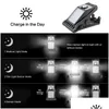 Solar Wall Lights Garden Light Clip Type Lampor Outdoor Road Motion Sensor Vattent￤t belysning f￶r hush￥llens tr￤dg￥rdsdekoration DRO DH8JA