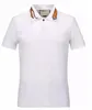 Camisa de colar de colarinho bordado camiseta masculina camiseta de camiseta de camiseta camisa de designer masculino de mangas curtas casuais