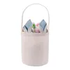 Sublimation Easter Eggs Bucket Festive DIY Blank Bunny Basket Long Ears Rabbit Basket Kids Toy Storage Bag Festival Party Tote Bags FY5121 bb0209