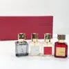 Luksusowa kobieta Masion Baccarat 540 Perfume Zestaw upominkowy 4PCS 30 ml Rouge Extrait de Parfum Mężczyzn Kobiet Kobiety Długowy zapach z zestawem pudełka na prezent Szybki statek