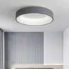 Moderne plafoniere a Led Lampade Camera da letto Cerchio Soggiorno Lampadari neri Lampada con telecomando Studio Decorazione 0209