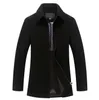 Jackets de jaquetas masculinas Marca de lã Jacket Men Casual Casual Fashion Outerwear Man Spring Autumn Overcoat Pea Plus Size 3xl