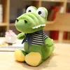 Animais de pelúcia recheados de desenho animado de desenho animado 30-70cm Kawaii Alligator Doll Toy para crianças Presentes de aniversário para bebês