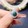 Cluster Rings Natural Dazzling Color Opal Ring S925 Silver Inlaid Fire Flash Japan And South Korea Trend Fashion Versatile