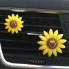 Interior Decorations JOORMOM 2 pcs Air Conditioner Outlet Sun Flower Perfume Clip Solid Balm Aromatherapy Car Decoration 0209