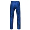 Mensbyxor Autumn Embroidery Suit byxor Fashion Casual Blue Red Green Pantalones Hombre Big Size M5XL 6XL 230209