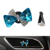 Decoraciones Outlet Aleación de diamante Bowknot Aroma Difusor Ambientador Perfume Clip Coche Decora Lindo Auto Interior Accessori 0209