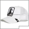 볼 캡 동물 모양 수 놓은 야구 모자 패션 브랜드 모자 통기성 남성 여성 여름 메쉬 드롭 배달 Jewelshops Accessor Dhukj