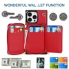 Cell Phone Case Zipper Coin Purse Bag Card Holder Leather Flip Case For iPhone 14 Pro Max 12 13 X XS XR 7 8 Plus SE Wallet RFID Stand Cover