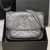 Niki Chain Bag Crinkled Leather Luxury Handbag Shoulder Bag Brand Y shaped Designe Ladies Metal Black pink Clamshell Messenger Crossbody Chain Bags Classic Tote