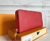 Designer Original -Boxverpackung Brieftaschen Handtasche Kreditkartenhalter Mode Männer und Frauen Clutch mit 7 Farbbetreuung 293h