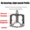 Bike Pedals Sixsixone Mountain Bike Pedal 661 Bearing Aluminum Alloy Bicycle Pedal Off-Road Vehicle Anti-Skid Pedal 0208