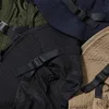 Berets Fast Dry 5 панель ретро -стрит в стиле рыбацкий шляпа мужская женская хип -шнурки тактическая функция ковша шляпы