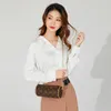 Evening Bags Luxury Messenger Female Handbag Cylinder Purse Fashion Genuine Leather Bag Women Crossbody Small Ladies Shoulder