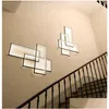 Wall Lamps Modern Led Lights For Bedroom Living Room Corridor Mounted 90260V Sconce Lamp Fixtures Drop Delivery Lighting Indoor Dh2X7