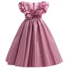Girl Dresses Children 4-14 Years Old Christmas Party Beaded Piano Performance Evening Dress Princess Prom