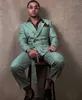 Erkek Suits 2023 Kemer Kostümü Homme Notch Lapel Prom Slim Fit Smokin Düğün Damat Terno Maskulino Blazer 2 adet