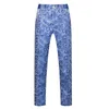 Mensbyxor Autumn Embroidery Suit byxor Fashion Casual Blue Red Green Pantalones Hombre Big Size M5XL 6XL 230209