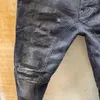 Jeans dsquare d2 mens jeans jean jean noir pantalon d￩chir￩ couler homme hommes s italie biker motocycle rock rock revival jeans high qdd izc