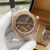 Men's automatic mechanical watch 42mm stainless steel designer hollow-out classic fashion sapphire glass luminous waterproof montre de lux watches