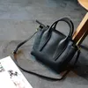 Evening Bags WOONAM Women Fashion Exquisite Handbag Genuine Italy Calf Leather Medium Shopper Tote Bag WB893