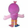 Costume de mascotte de hibou rose, haut de personnage de dessin animé, carnaval, unisexe, taille adulte, fête d'anniversaire de noël, tenue d'extérieur