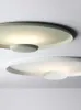Plafondlampen cirkelvormige lamp LED -glans hangende lampen voor plafond slaapkamerlichten lamparas de techo woonkamer licht moderne verlichting 0209